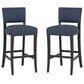 Linon Home Decor Koda Bar Stool in Rich Brown (Set of 2), , large