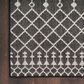 Nourison Positano Southwestern Black 8" x 10" Indoor/Outdoor Area Rug, , large