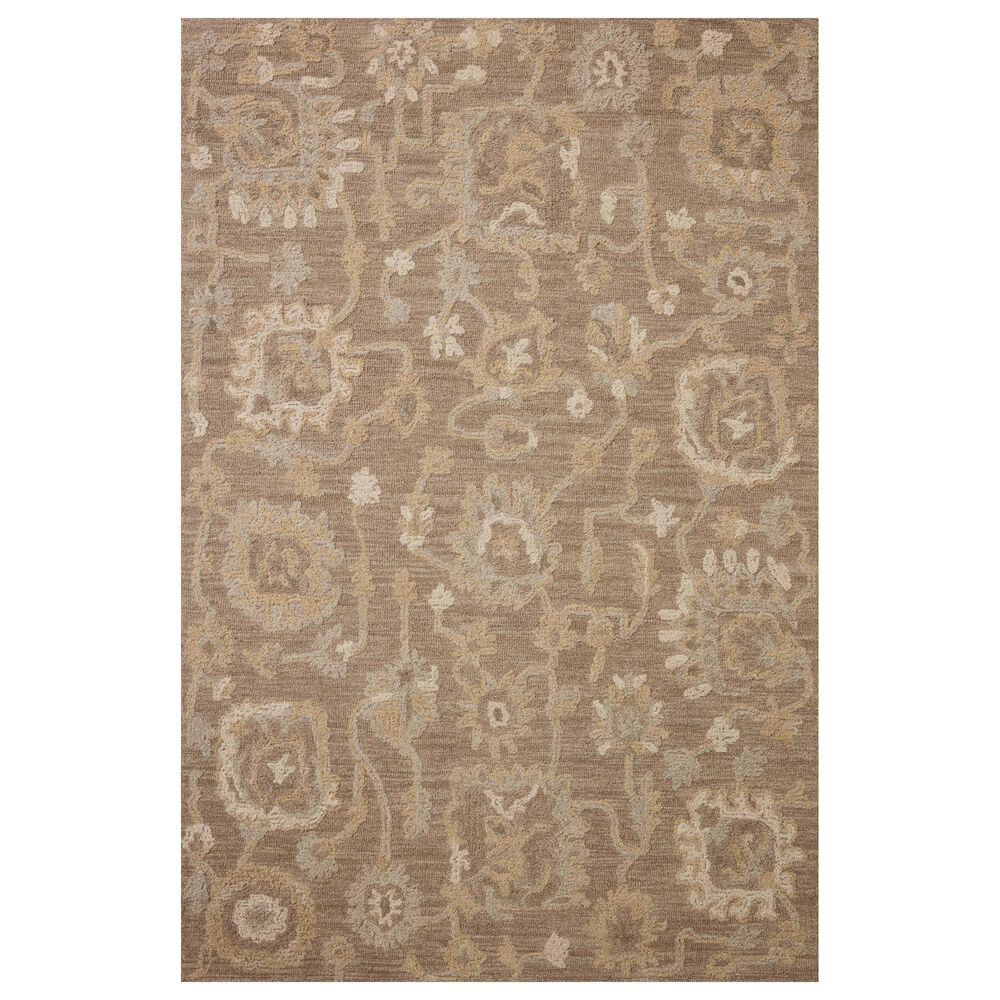 Chris Loves Julia x Loloi Dorothea Bark and Stone 8"6" x 11"6" Area Rug, , large