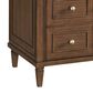 James Martin Vanities Lorelai 36" Single Vanity in Mid-Century Walnut with 3 CM White Zeus Quartz Top, , large