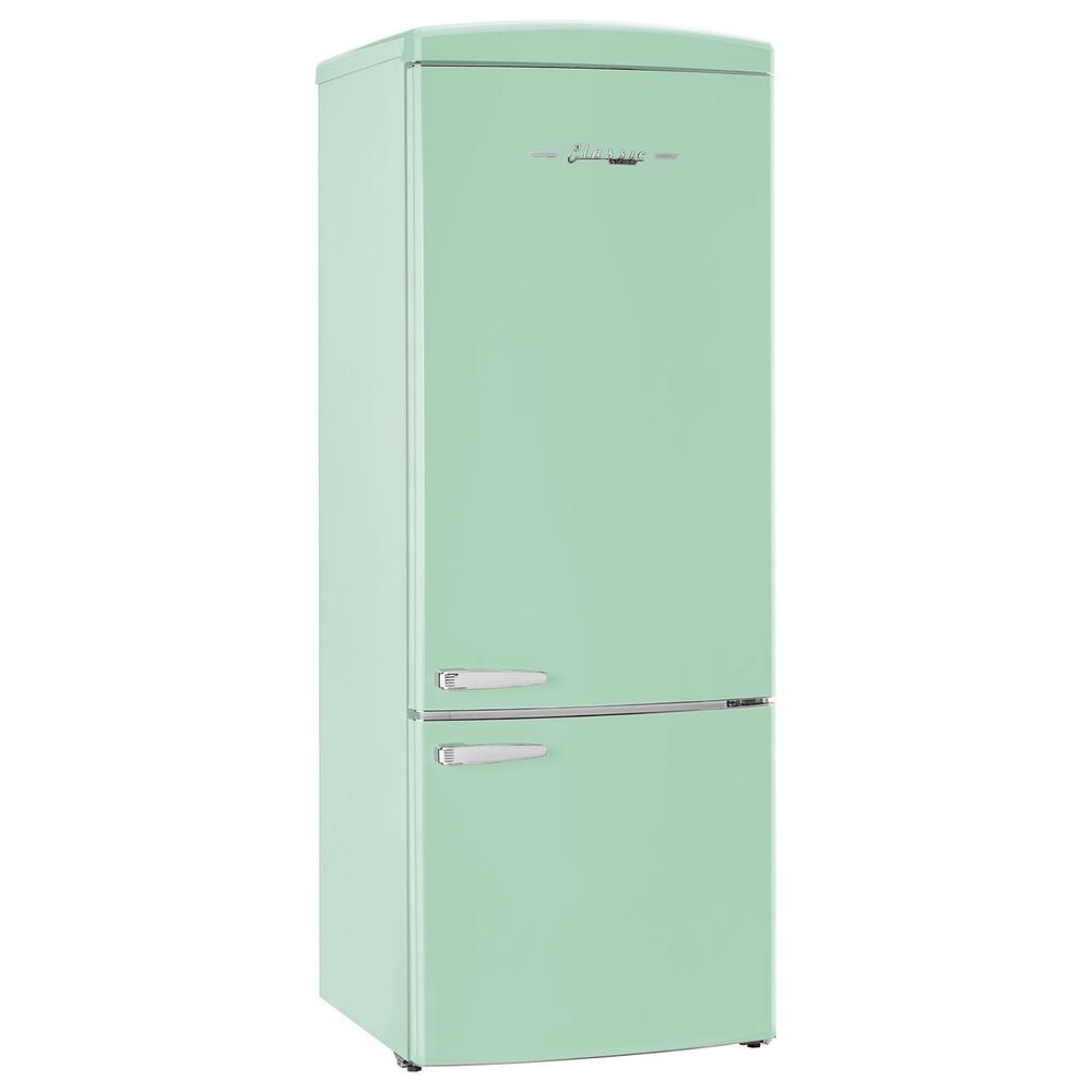 Unique Appliances Classic Retro 17 Cu. Ft Bottom Mount Refrigerator in Summer Mint Green, , large