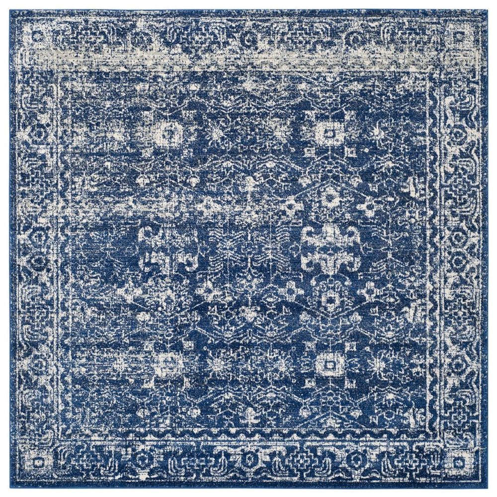 Safavieh Evoke EVK270A-5SQ 5"1" Square Navy/Ivory Area Rug, , large