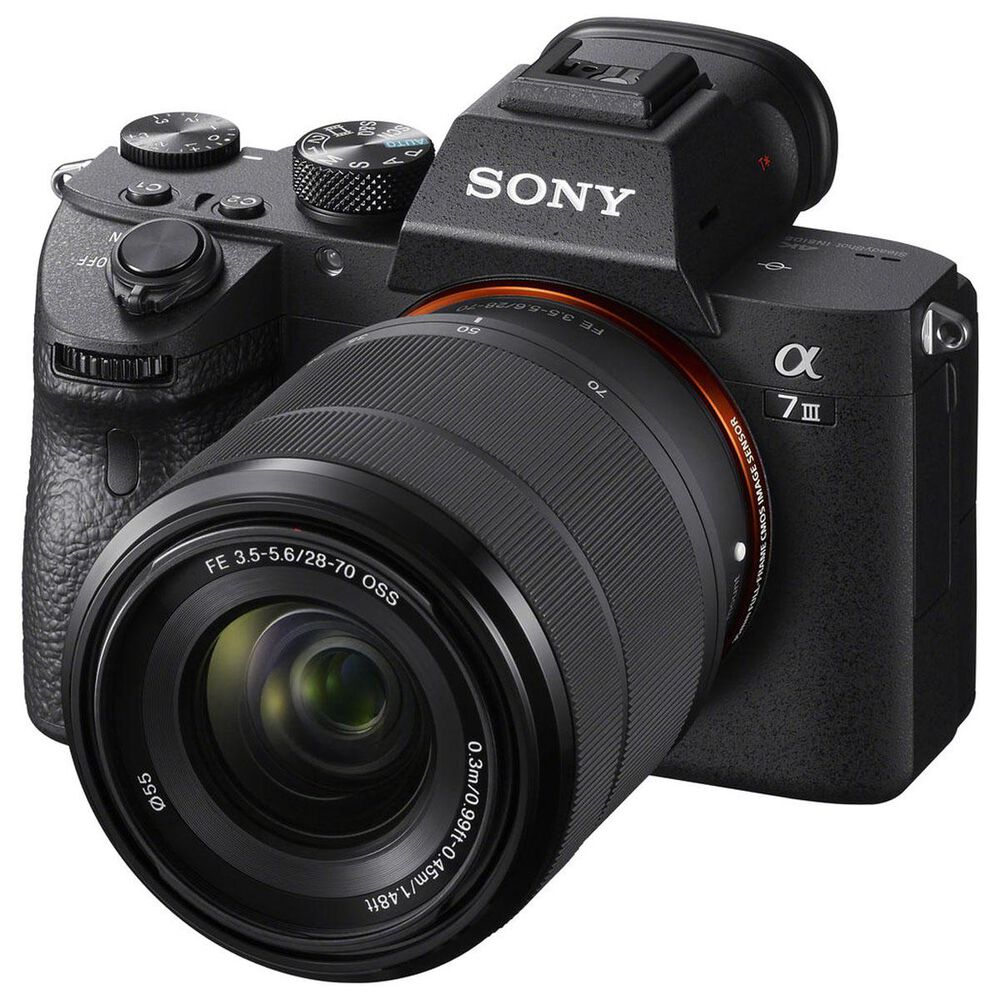 Sony Alpha a7 III Full Frame Mirrorless Interchangeable - Lens Camera with 28-70mm Lens, , large
