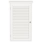 Timberlake Lavish Home Bathroom Storage Cabinet in White/Silver, , large