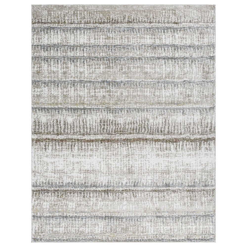Surya Portofino Cream, Taupe, Tan, Light Slate, Medium Brown and Light Blue 7&#39;10&quot; x 10&#39; Area Rug, , large