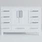 Lexora Home Jacques 48" Single Bathroom Vanity in White with 2 cm White Quartz Top and Rectangular Sink, , large
