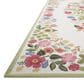 Rifle Paper Co. x Loloi Perennial Blossom 7"10" x 11"2" Cream Area Rug, , large