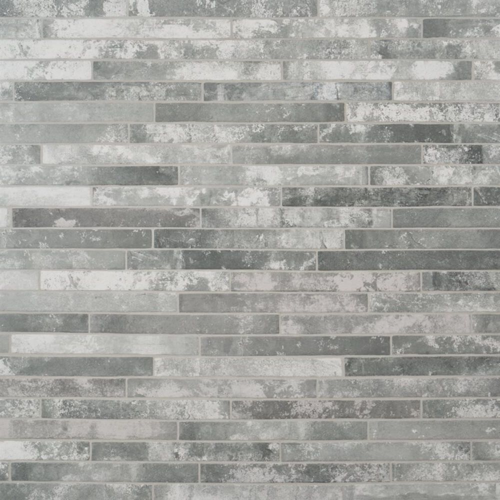 Soho Studio Alto Light Gray 2" x 18" Porcelain Tile, , large