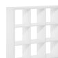 HOMLUX 16-Cube Reversible Open Back Bookshelf in White, , large