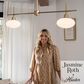 Hunter Getty Jasmine Roth 2-Light Linear Ceiling Light in Luxe Gold, , large