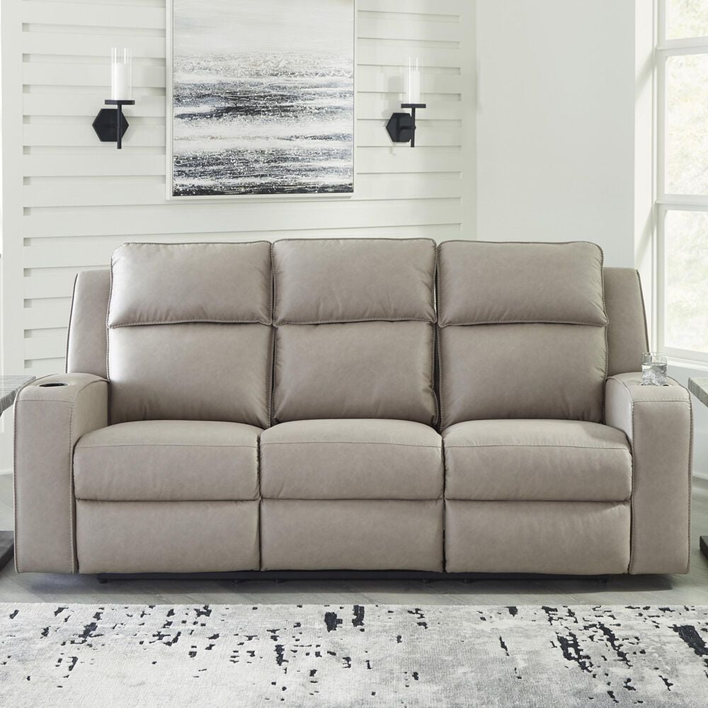 Ashley Lavenhorne Manual Sofa in Pebble, , large