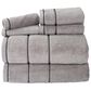 Timberlake Lavish Home 6-Piece Quick Dry Towel Set in Silver, , large