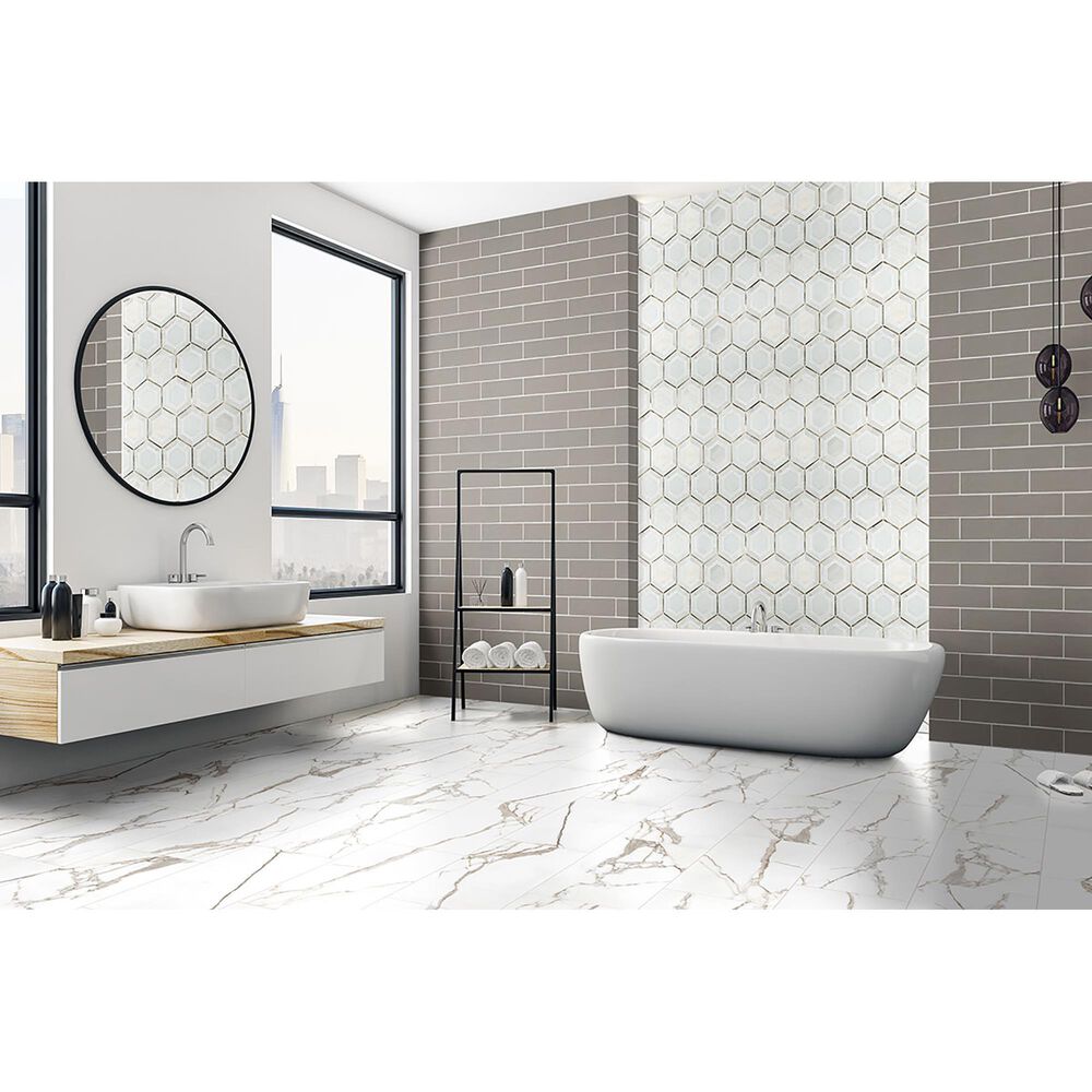 MS International Urbano Warm Concrete 4&quot; x 12&quot; Ceramic Tile, , large
