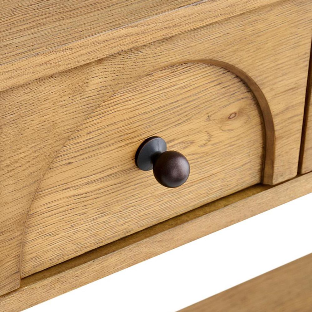 Forma &amp; Co Turn Wood Sofa Table with Spindle Legs in Prairie Oak, , large