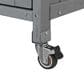 Hearth and Haven Outdoor Kitchen Island Cart with Adjustable Shelves and Stainless Steel Top in Gray, , large