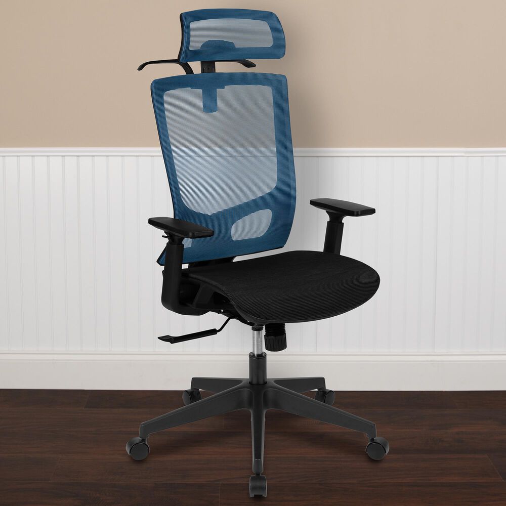 Flash Furniture Office Chair in Blue Color, , large