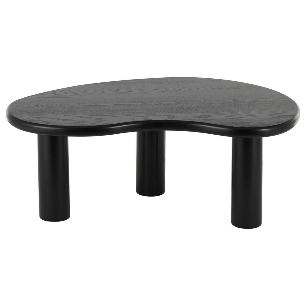 37B Wood Heart Coffee Table in Black, , large