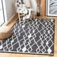 Safavieh Micro-Loop MLP157H 3" x 5" Charcoal and Ivory Area Rug, , large
