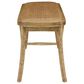 Linon Home Decor Conelly Bentwood Bench in Weathered Brown, , large