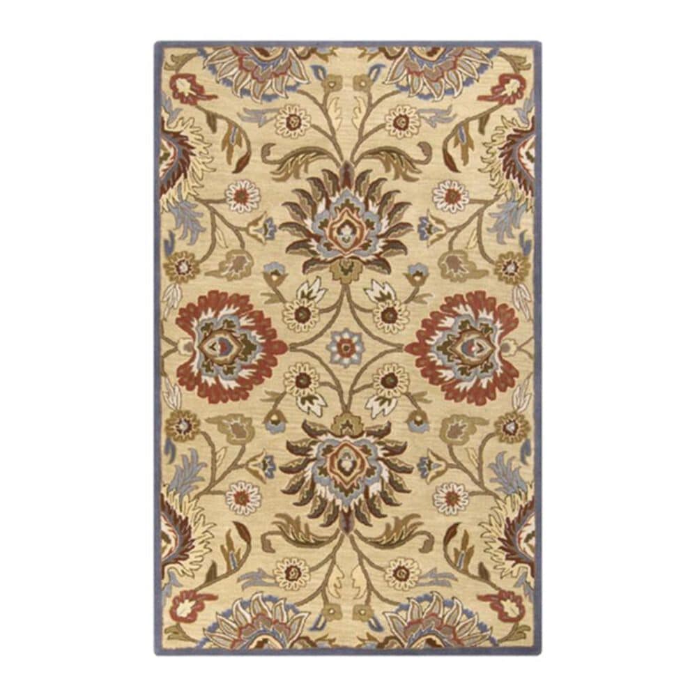 Surya Caesar CAE-1116 5" x 8" Ivory, Denim and Rust Area Rug, , large