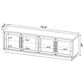 Coaster Medina 79" TV Stand in Black, , large
