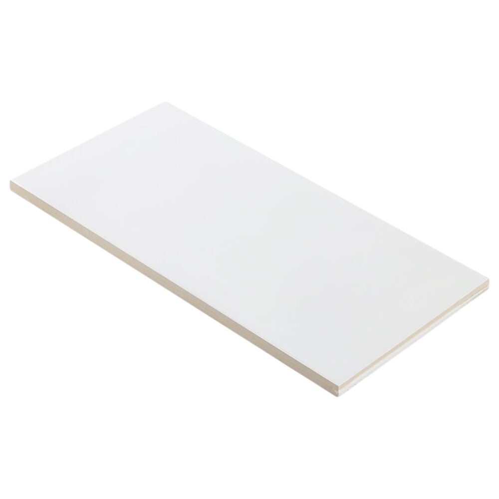 Soho Studio Atmosphere White 5&quot; x 10&quot; Ceramic Tile, , large