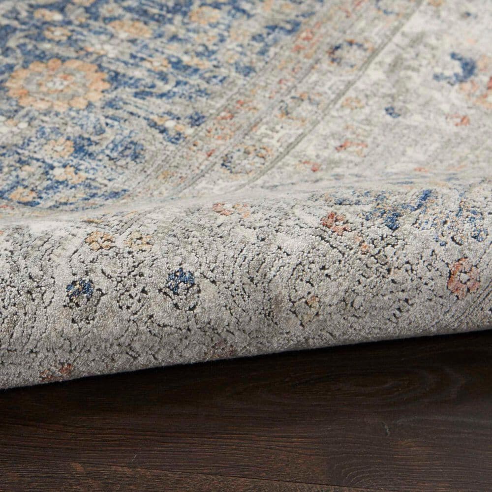Nourison Starry Nights STN08 5&#39; x 7&#39; Light Blue Area Rug, , large
