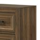 Crown Mark Lorraine 2 Drawer Nightstand in Medium Brown, , large