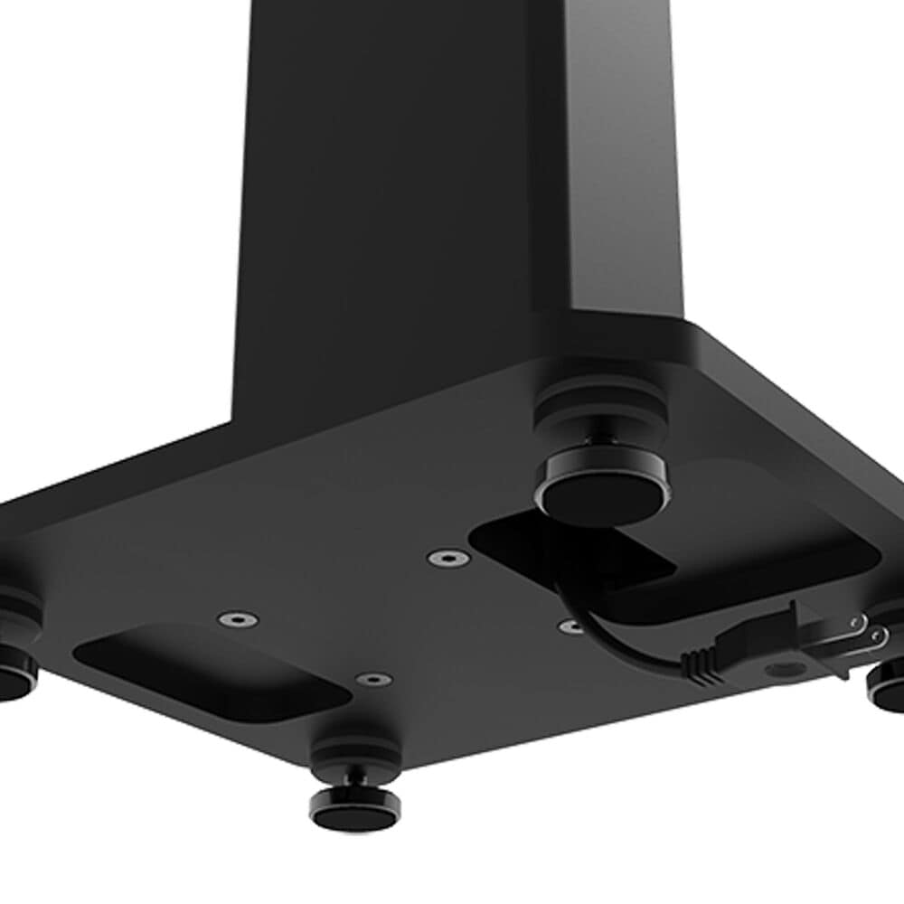 Kanto 26" Fillable Speaker Floor Stands in Matte Black (Set of 2), , large