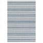 Surya Eagean EAG-2337 Navy, Light Blue, Blue and White 6"7" x 9" Indoor/Outdoor Area Rug, , large