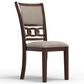 New Heritage Gia Side Chair with Light Brown Cushion in Cherry, , large