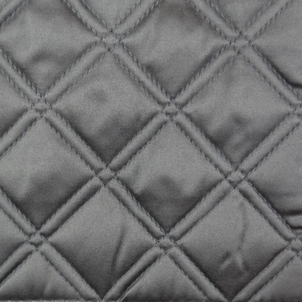 Ann Gish Art of Home 3-Piece Queen Double Diamond Coverlet Set in Charcoal, , large