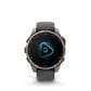 Garmin Fenix 8 Pro Sapphire AMOLED Smartwatch 47mm Titanium Case with Graphite Black Silicone Band, , large