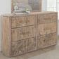 Fallridge Balam 6-Drawer Dresser Only in Stained White, , large