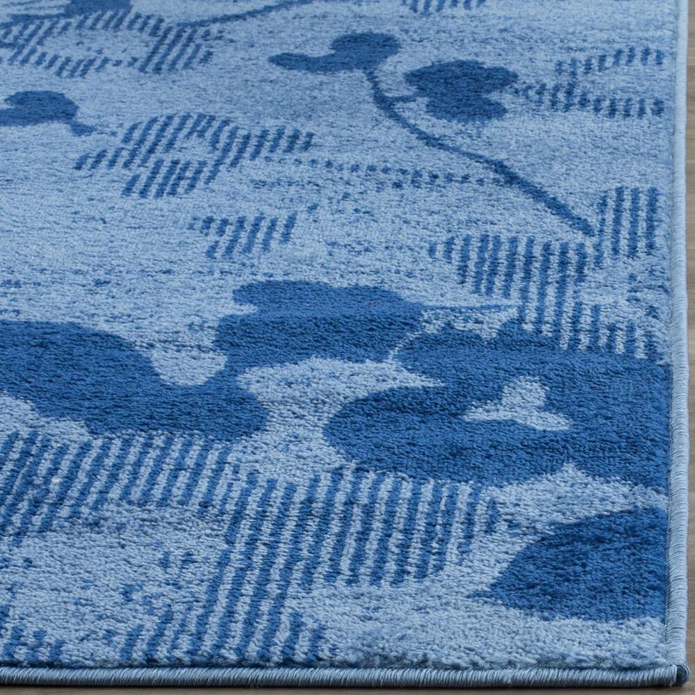 Safavieh Adirondack ADR114F-4SQ 4&#39; x 4&#39;  Light Blue/Dark Blue Square Rug, , large