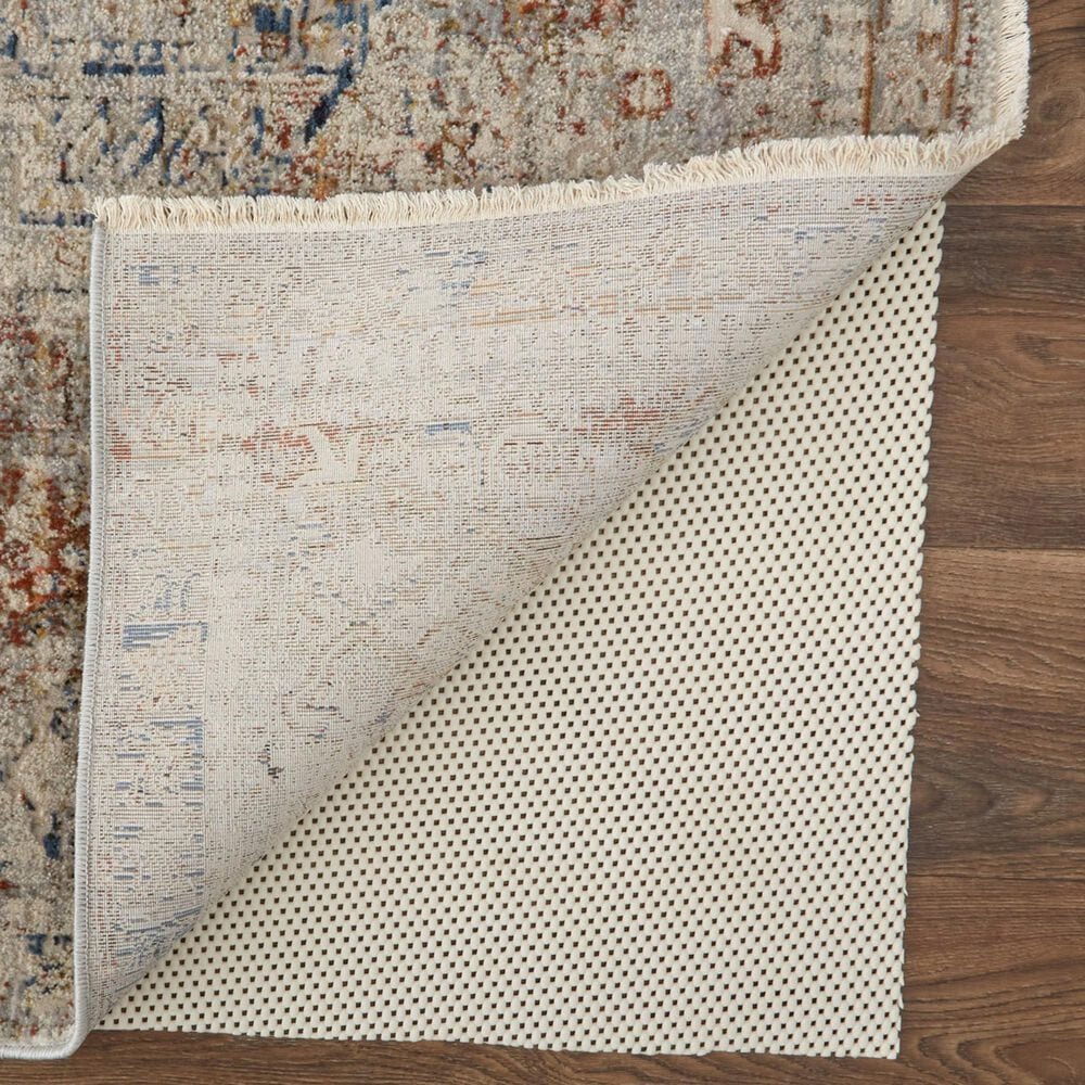 Feizy Kaia 3&#39; x 10&#39; Gray and Multicolor Runner, , large