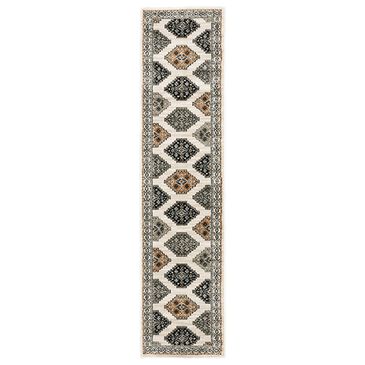 Oriental Weavers Georgia Southwest 640A0 1"10" x 7"6" Ivory Runner, , large