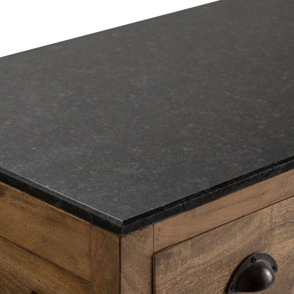 Crestview Collection Bengal Manor Kitchen Island in Brown and Black, , large