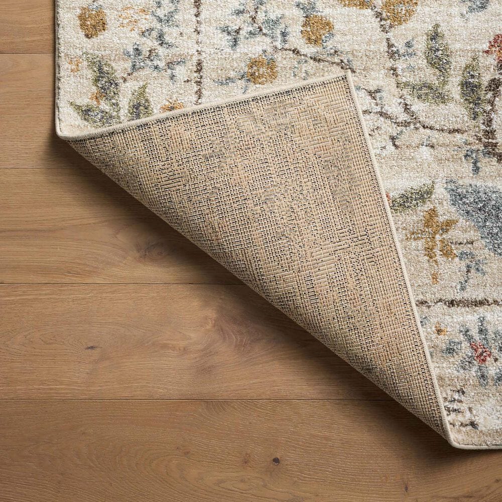 Rifle Paper Co. x Loloi Laurel Peacock Garden 9&#39;2&quot; x 12&#39;2&quot; Cream Area Rug, , large