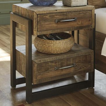 Signature Design by Ashley Sommerford 2 Drawer Nightstand in Light Grayish Brown, , large