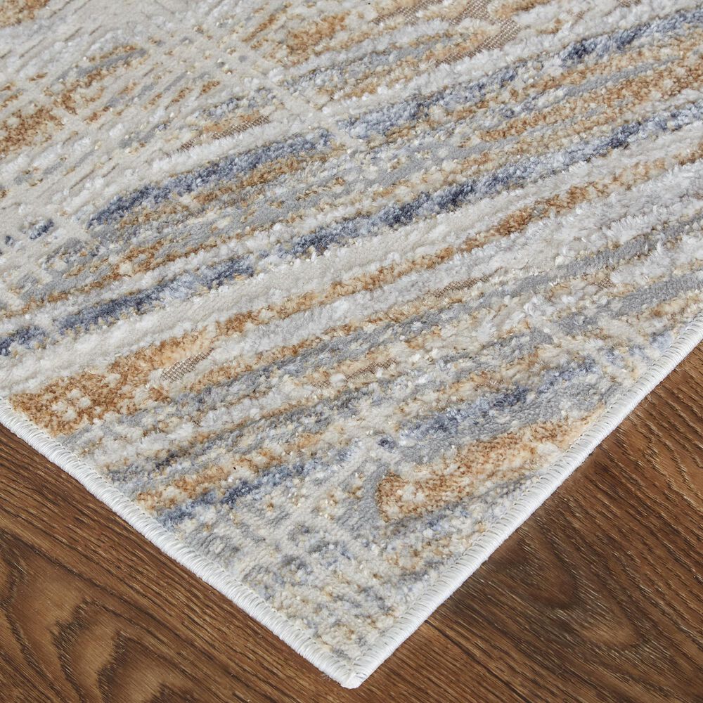Feizy Laina 3&#39; x 10&#39; Gray and Beige Runner, , large