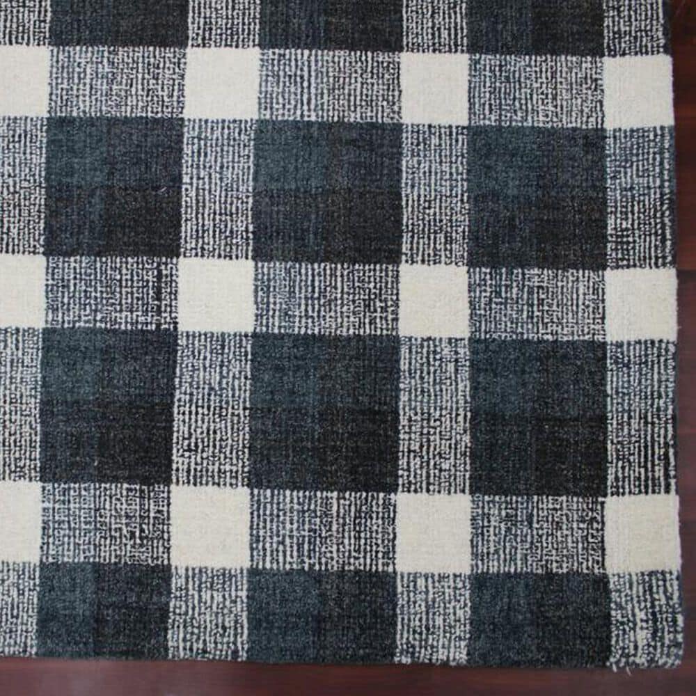 Amer Rugs Tartan 8&#39; x 10&#39; Charcoal Area Rug, , large