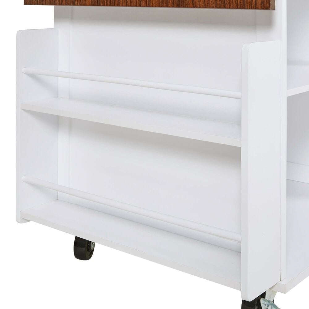 HOMLUX 39" Outdoor Kitchen Island in White, , large