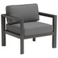 Homestyles Grayton Patio Lounge Chair in Gray, , large