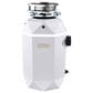 Forno Acqua BrightDiamond 3/4-HP Super Quiet Garbage Disposal in Moonstone White, , large