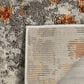 Safavieh Monaco MNC225H-28 2"2" x 8" Grey/Orange Runner, , large