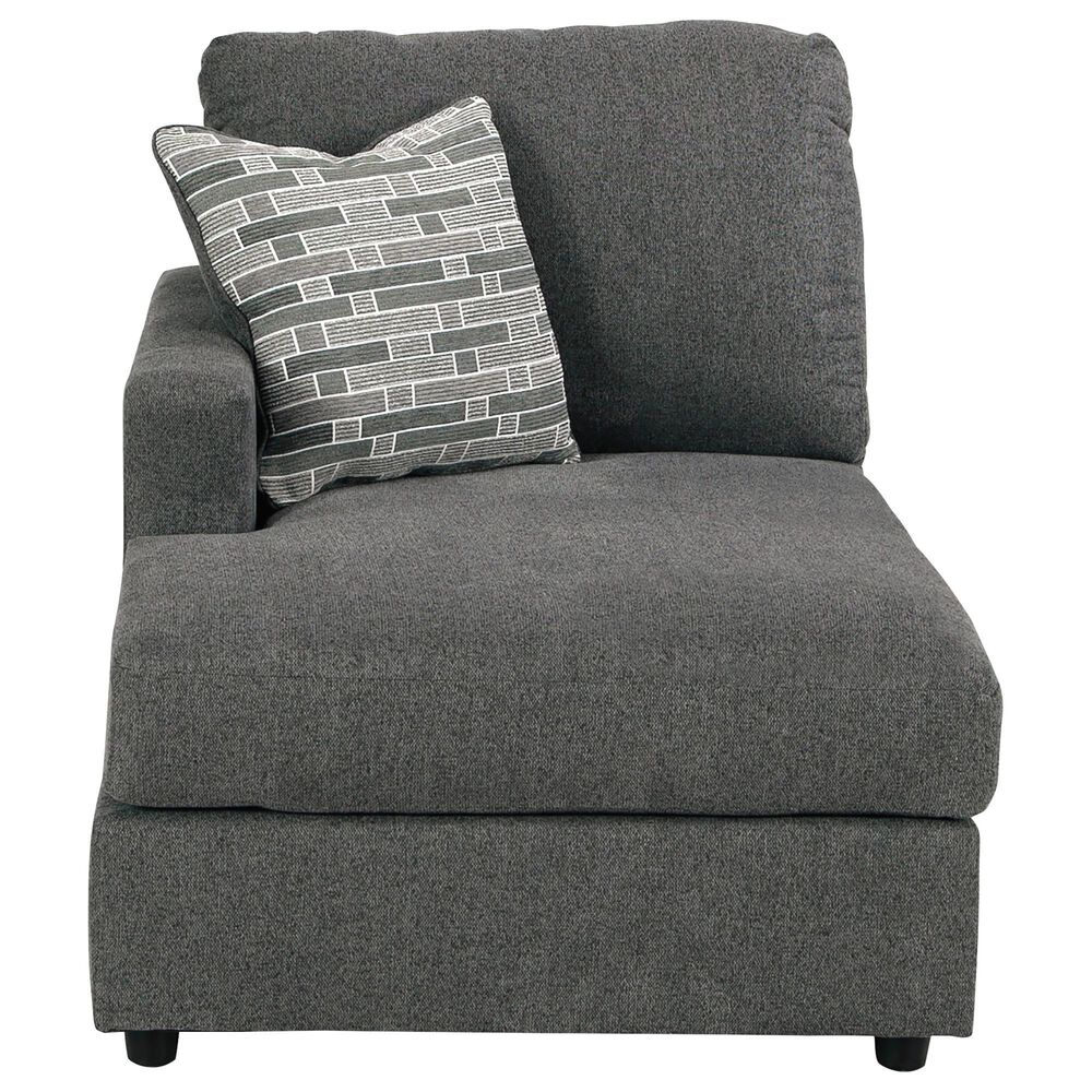 Ashley Edenfield 3-Piece Left Facing Sectional with Chaise in Charcoal, , large