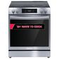 Frigidaire Gallery 3 Piece Kitchen Package with 25.6 Cu. Ft. 36" Standard Depth Side-by-Side Refrigerator, 30" Front Control Electric Range with Total Convection, & 24" Built-In Pocket Handle Dishwasher with CleanBoost in Stainless Steel, , large