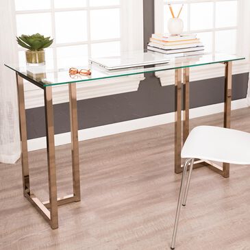Southern Enterprises Holly Martin Writing Desk in Champagne, , large