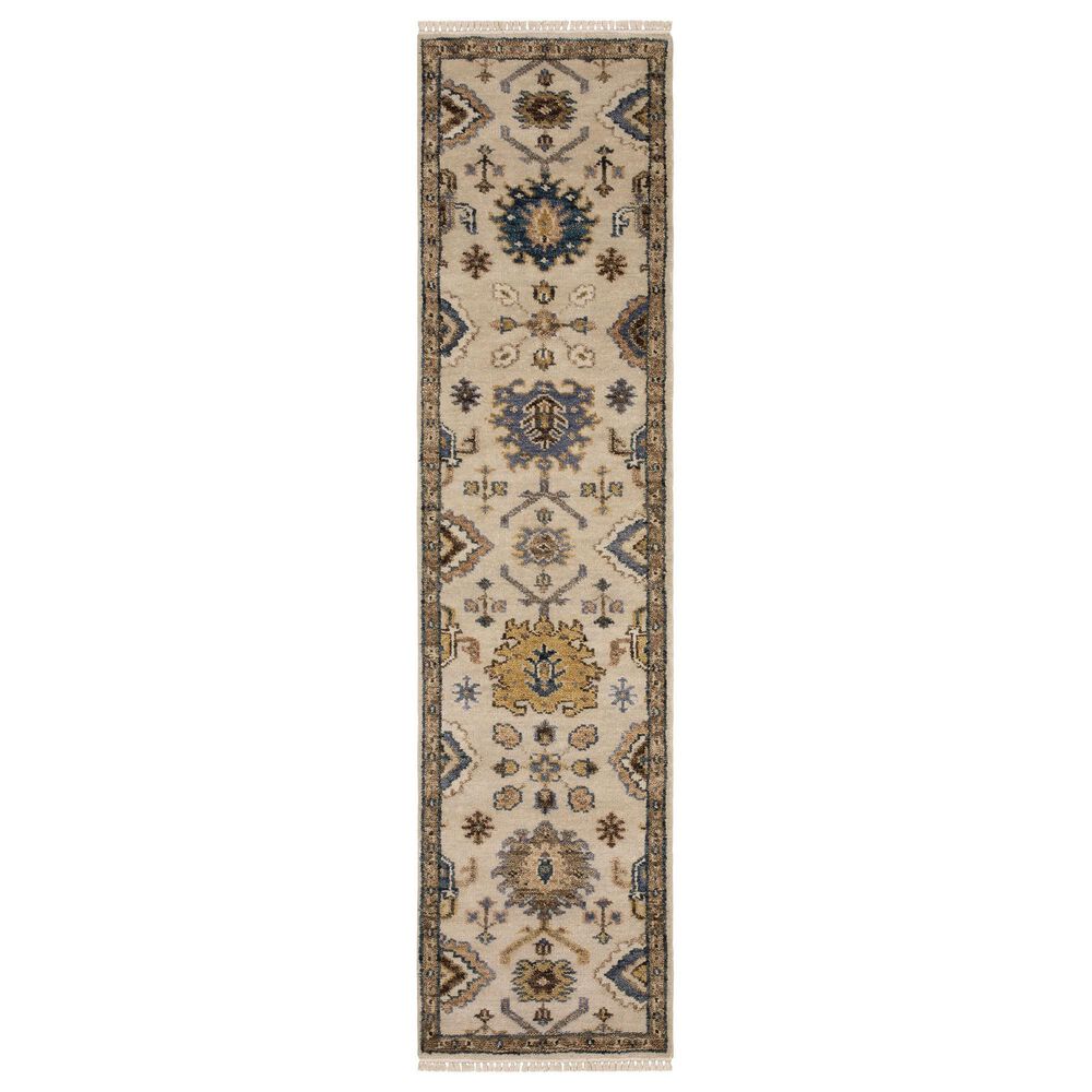 Oriental Weavers Majorca Ivory and Multicolor 2"6" x 10" Runner, , large